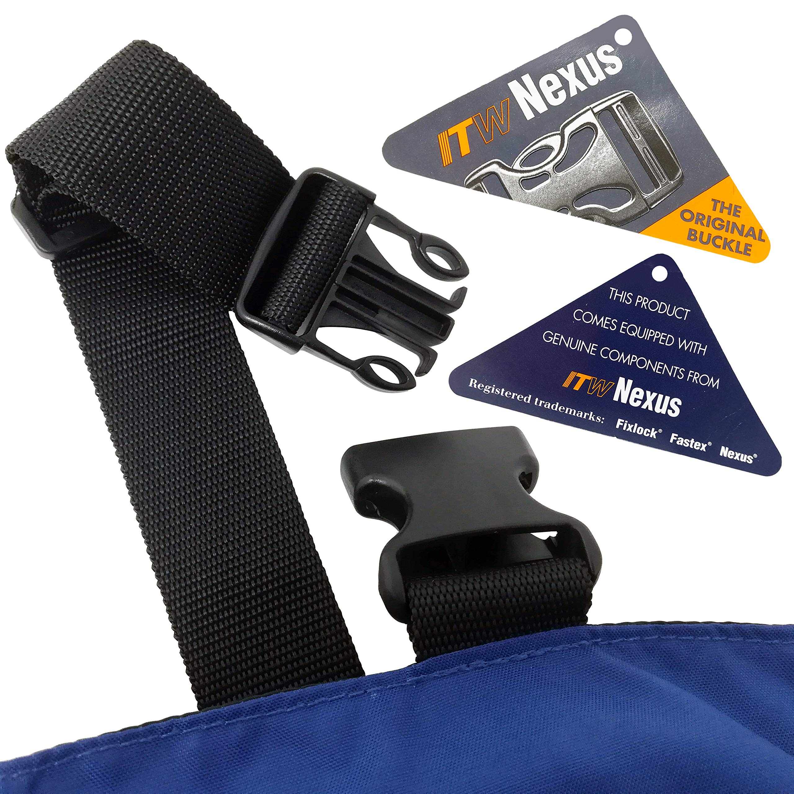 Fladen Rescue-System – 50N 857 Schwimmhose und Trägerhose ITW Nexus Schnallen verstellbare Träger – Marine Auftrieb und Thermoschutz imprägniert mit Bionic ECO Finish – ISO 12402-6 Zertifiziert
