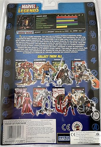Miniatura 3 de Marvel Legends figura de los legendarios jinetes: Iron Man Hulk Buster