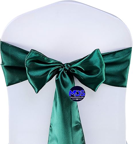 Miniatura 8 de Juego de 50 listones para sillas, de la marca MDS, Satin, Manzana roja, 50