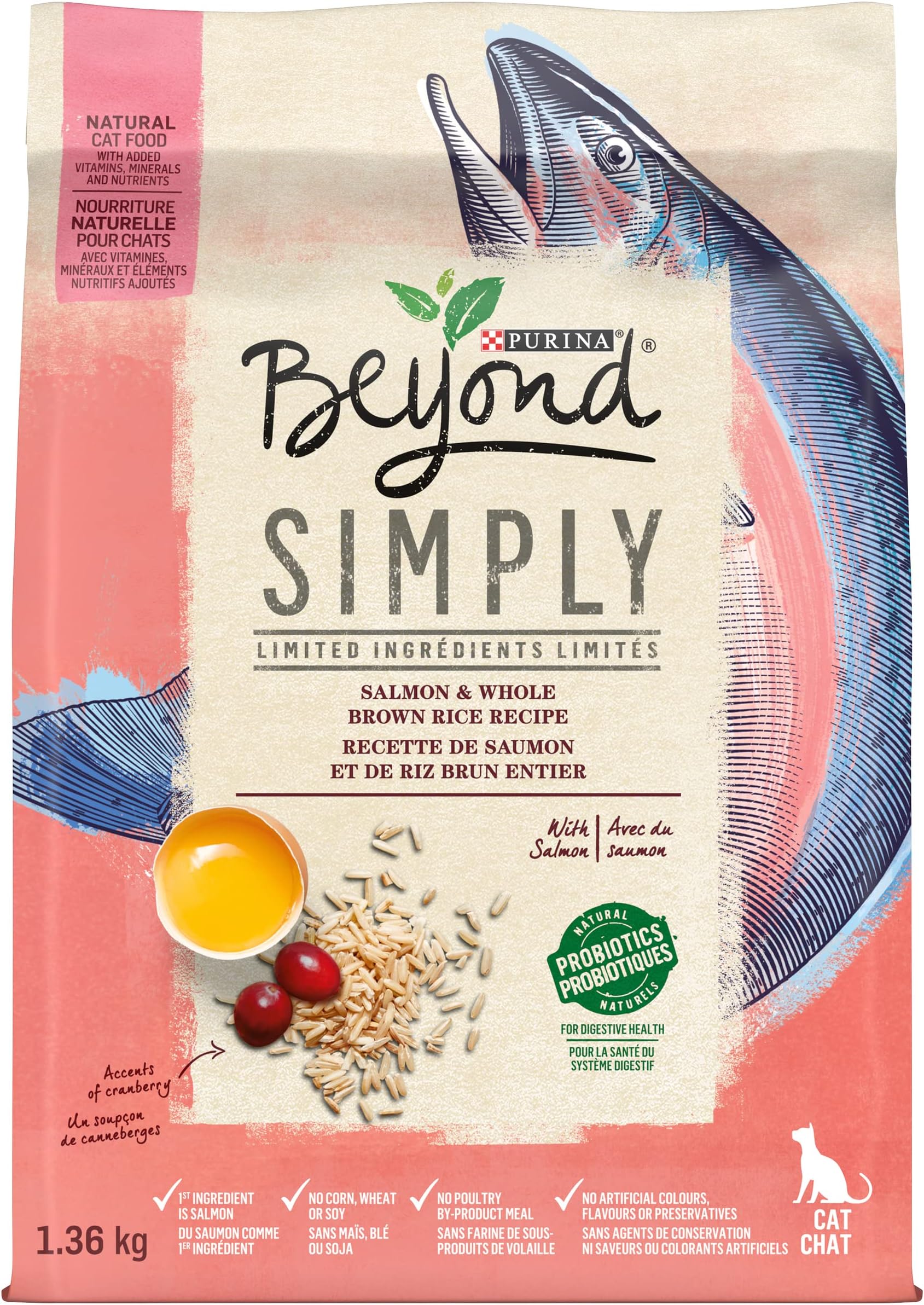 Pure Brown Rice Kitten Wet Food Reference: Beyond Simply Natural Dry Cat Food Salmon Whole Brown Rice