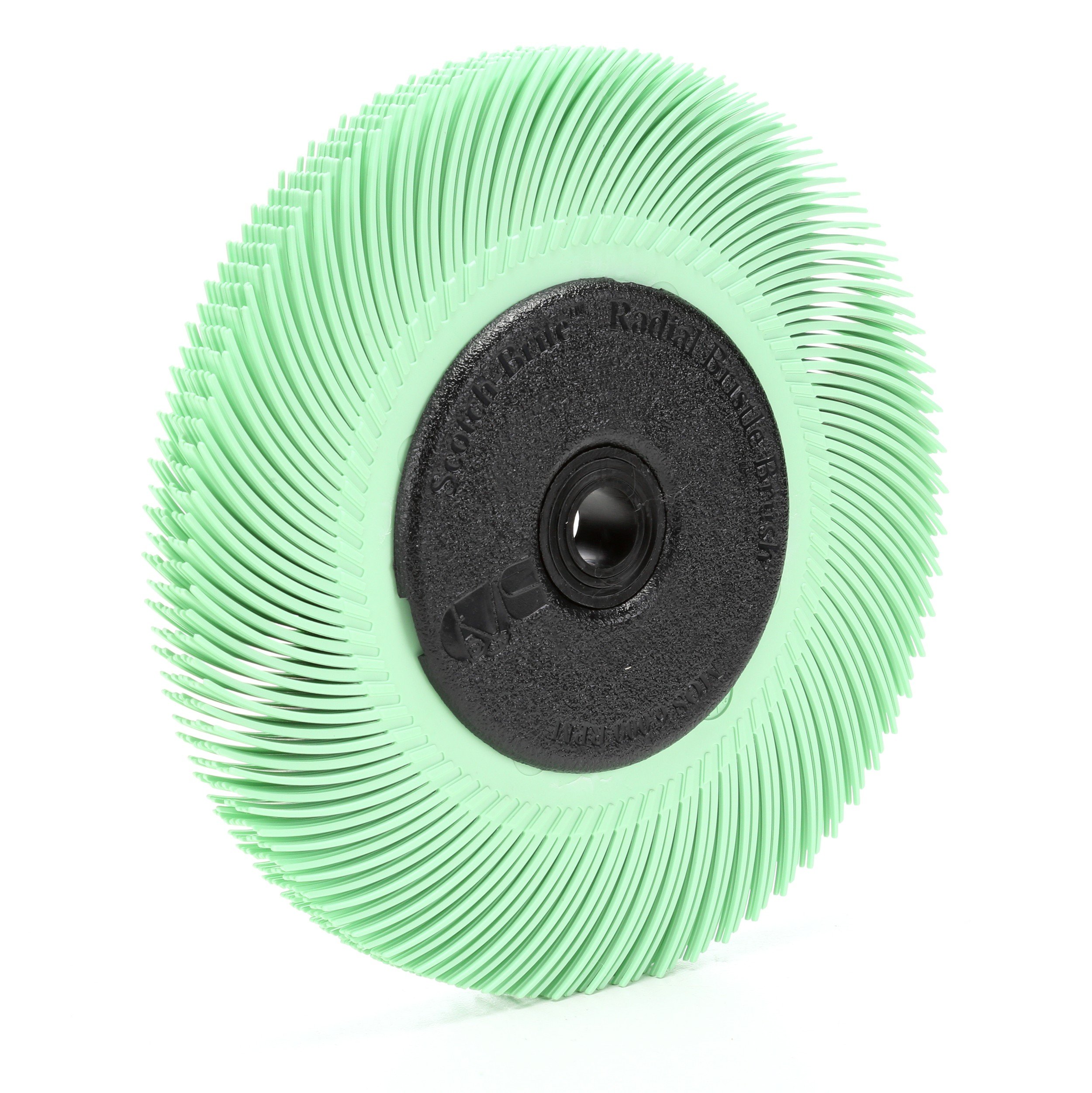 Cubitron Radial Bristle Brush, Aluminum Oxide, 6000 Rpm, 8 Diameter X 1 - View #3