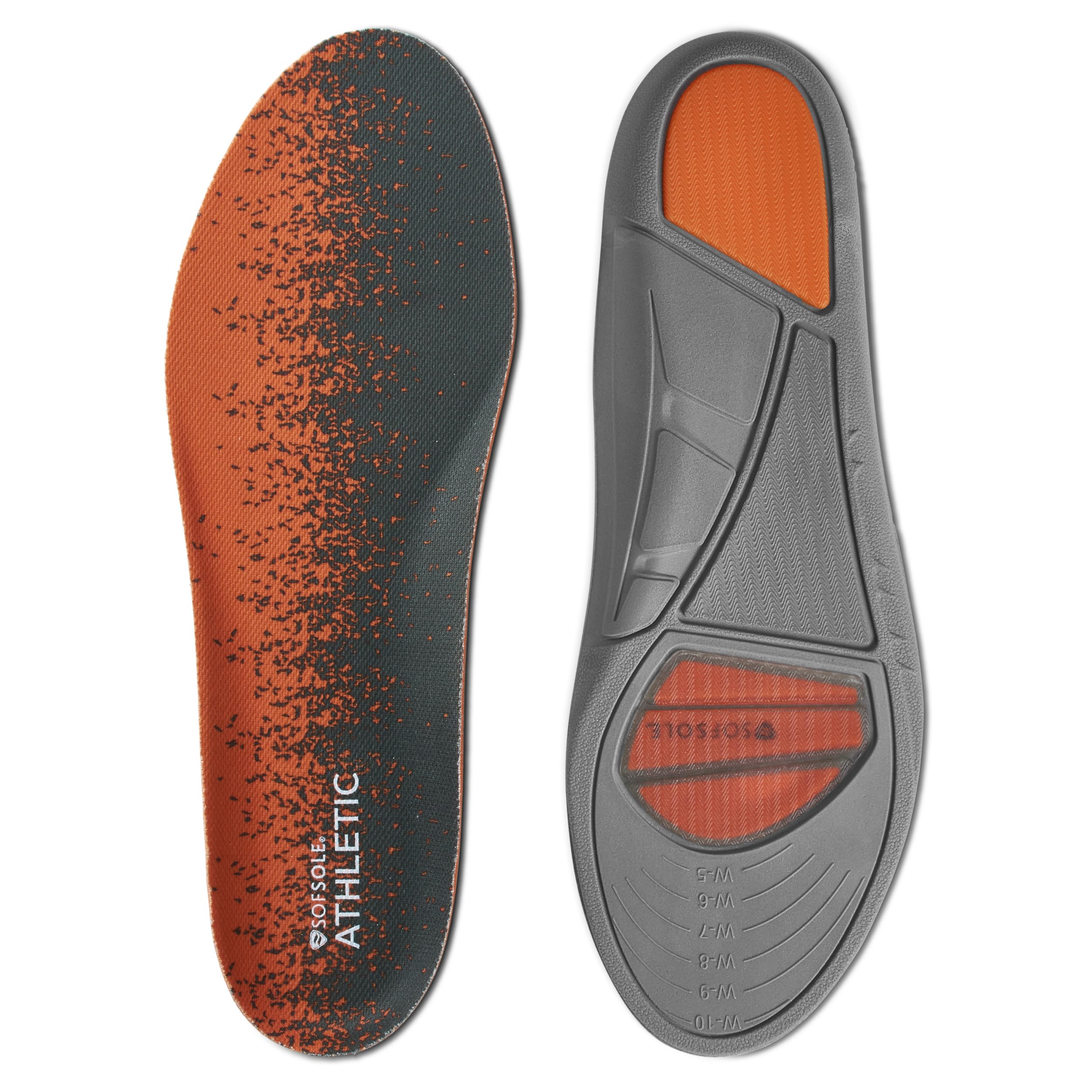 Sof SoleArch TTF Insoles - Contoured Arch Support for Plantar Fasciitis, Heel Pain Relief, Foot Fatigue, and Blister Prevention - Gel Cushioning, Trim-to-Fit, Walking, Active Lifestyles, Women's 5-11