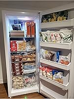 Vista 7 de SMETA Congelador vertical de pie 13.8 pies cúbicos, congelador vertical profundo libre de escarcha apto para garaje con estantes de vidrio