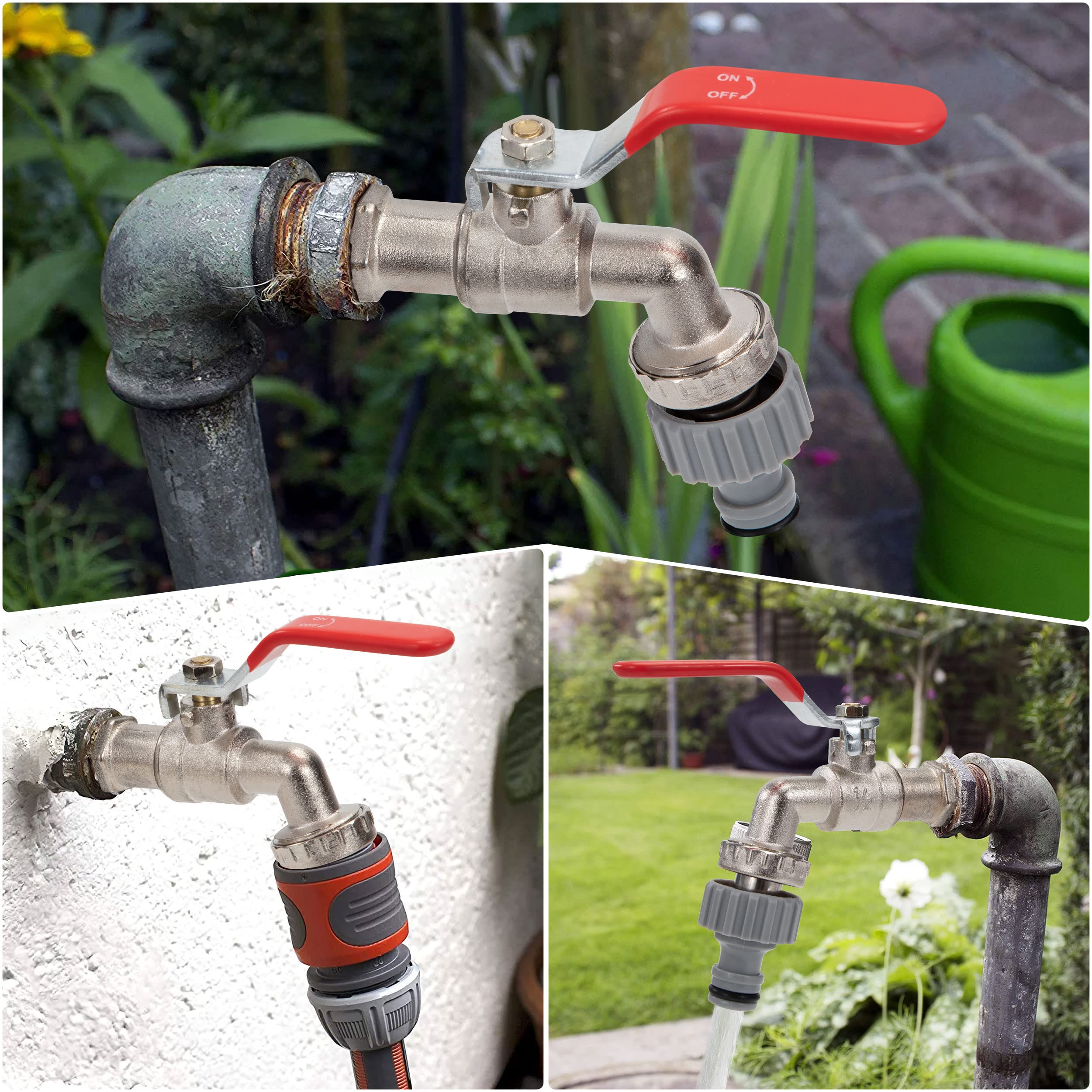 Adattatori IBC S60x6 Filettatura Grossa Connettori Tubi Acqua - Foto 4