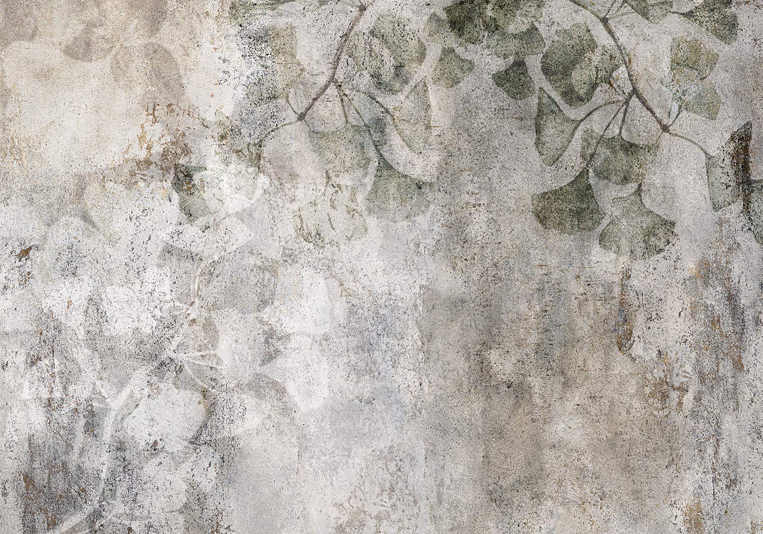 murando - Carta da Parati Adesiva Astratto 343x256 cm Fotomurali Adesivi Murali Rivestimento Parete Moderna per Pareti Adesiva Muro Decorativo Fotomurale Soggiorno Struttura Motivo vegetale Foglie