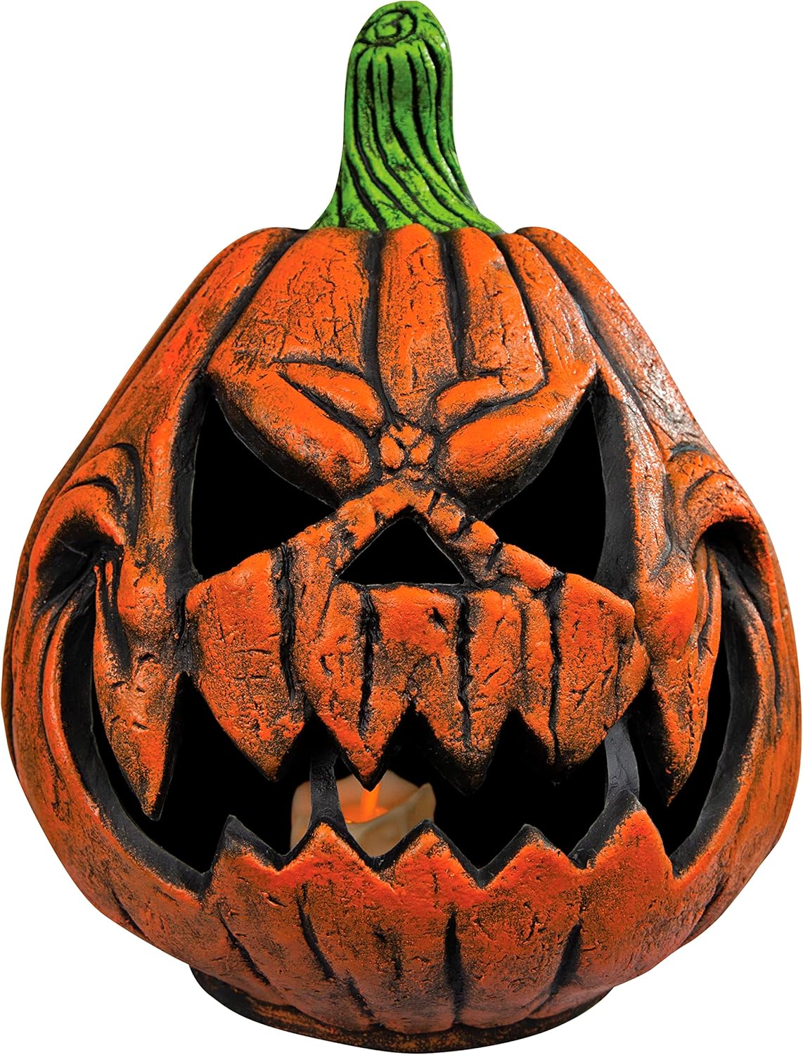 Ghoulish Productions Jack O'Lantern Pumpkin Decorative. Pumpkin Latex Decorations for Home, Halloween Pumpkin Decorations. Pumpkins Line