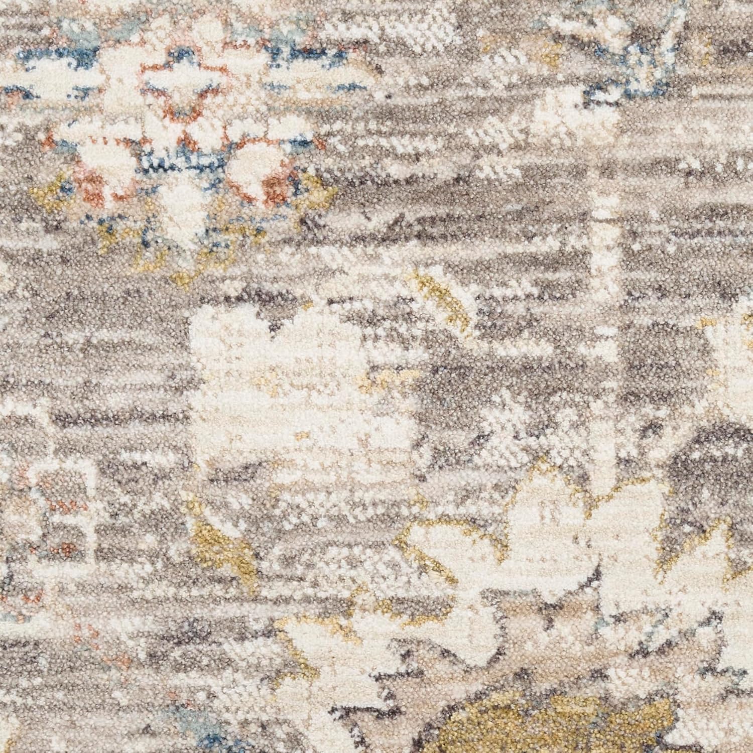 Nourison Home Heirloom Blend Grey 2'2" x 10' Area Rug - Easy Clean, Non Shedding, Bed Room, Living Room, Dining Room, Kitchen (10' Runner)