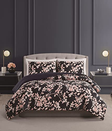 Vince Camuto Amaya Floral Set, King, Blue/Pink Comforter #TOP11