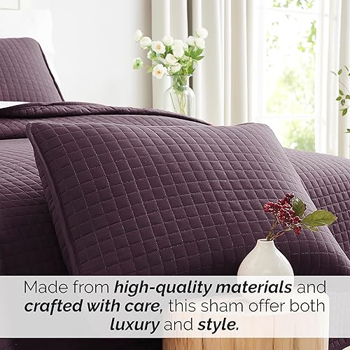 Vista 145 de Fundas Southshore Fine Linens Vilano Springs, para almohada, acolchadas, Microfibra, Pizarra, 20" x 36" 01 - Blanco brillante