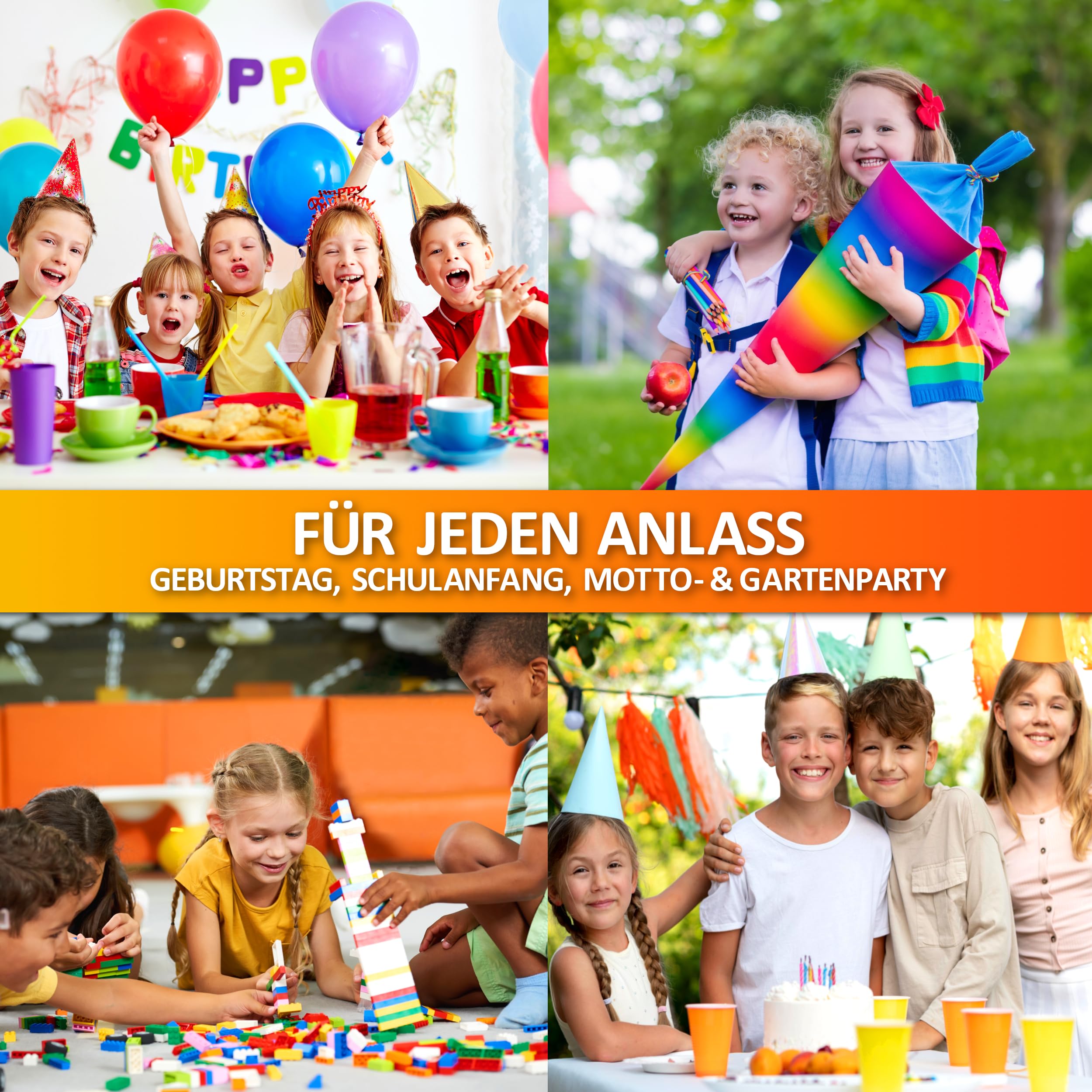 VULAVA 12 X Biglietti Di Invito Per Il Compleanno Dei Bambini E