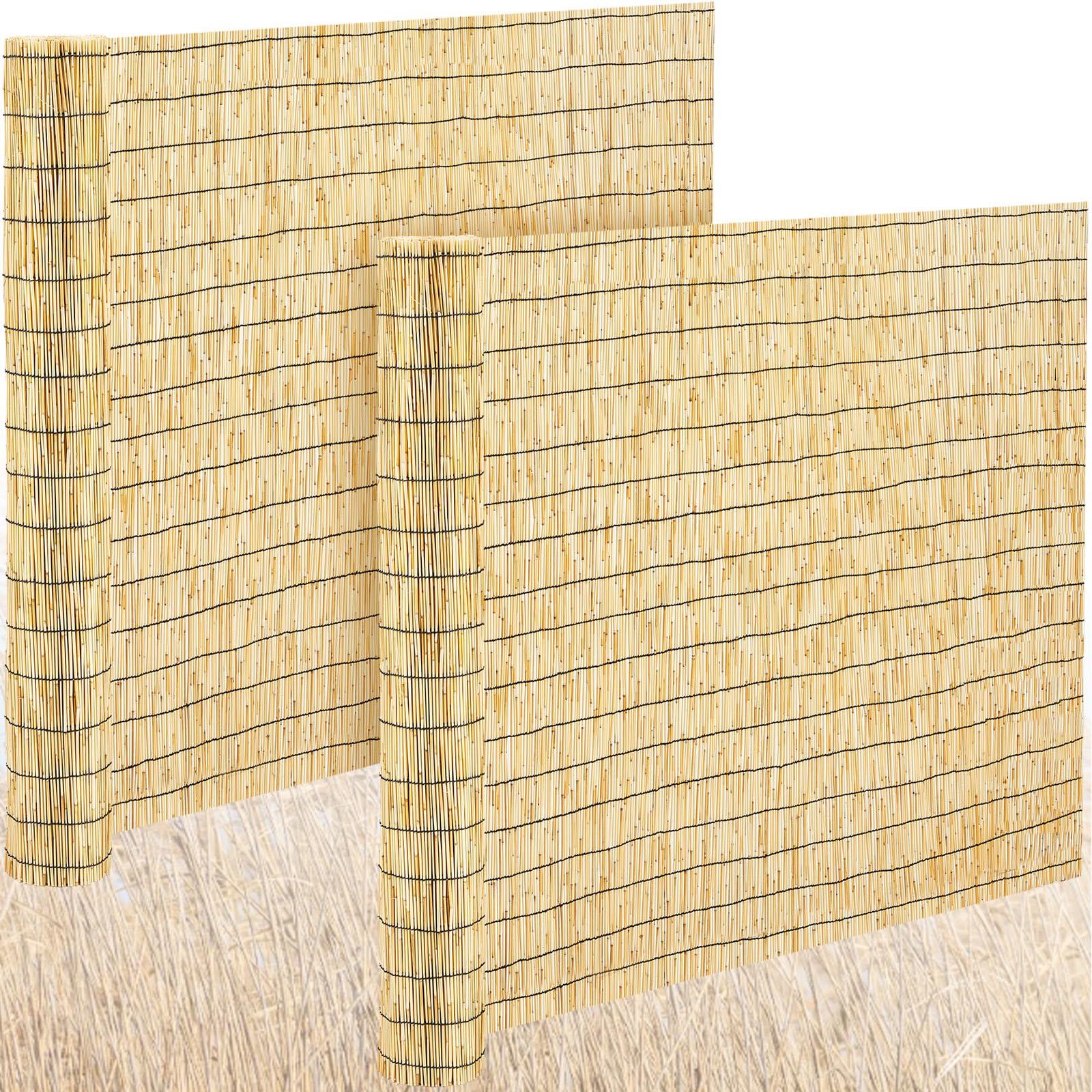 Barydat 2 Pack Reed Fence Roller