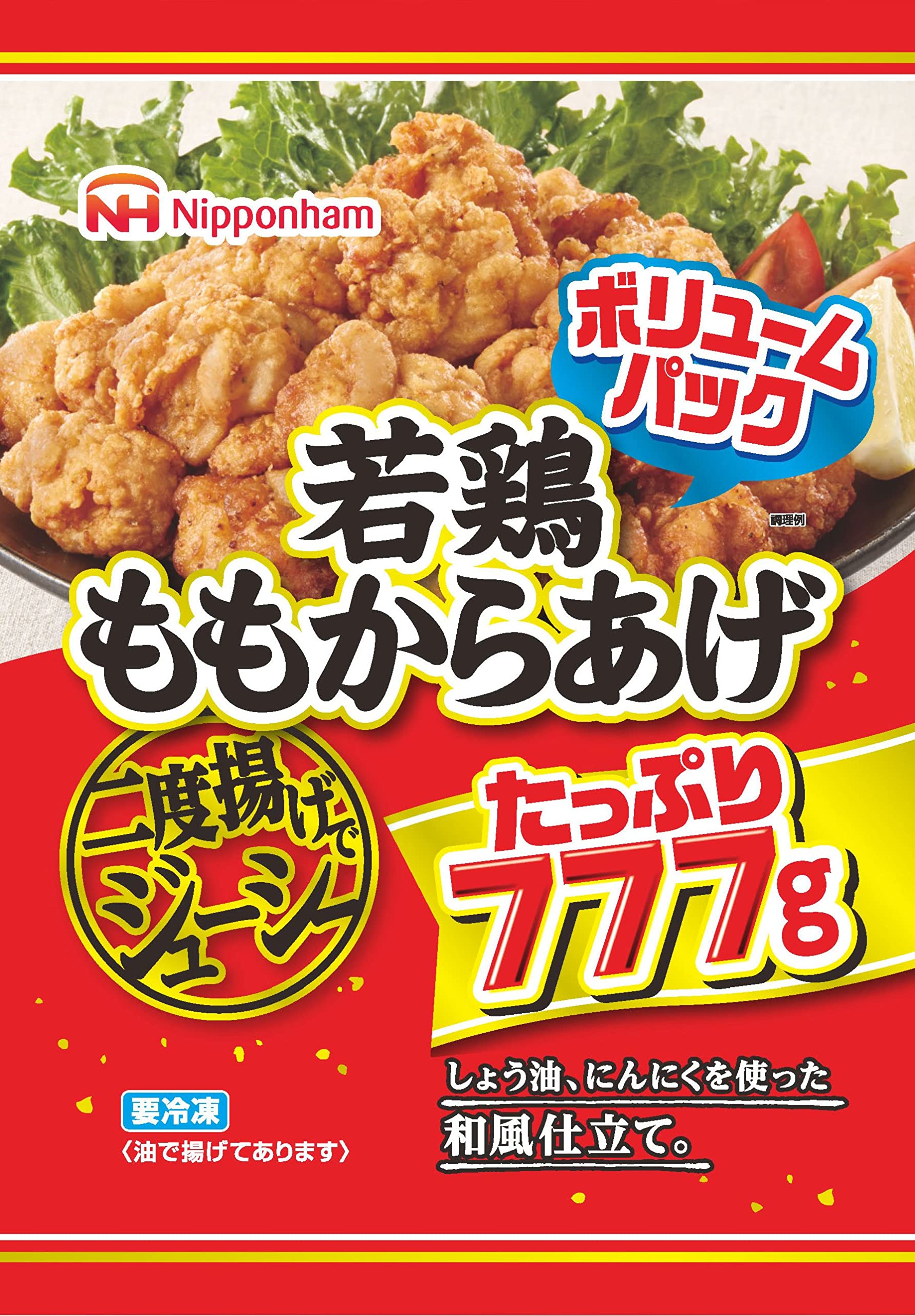 Amazon | 日本ハム [冷凍]若鶏ももからあげ 777g×5 | 日本ハム | 冷凍