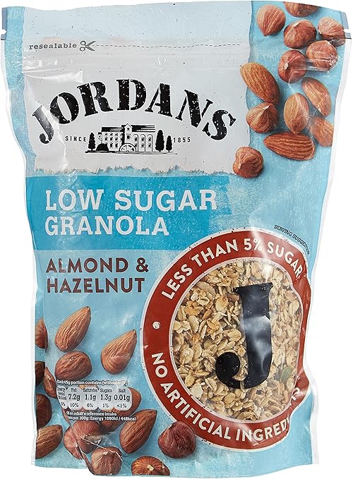 Jordans Low Sugar Almond and Hazelnut Granola, 500 g Amazon.co.uk