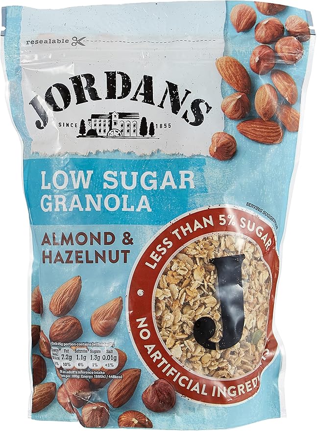 Jordans Low Sugar Almond and Hazelnut Granola, 500 g Amazon.co.uk