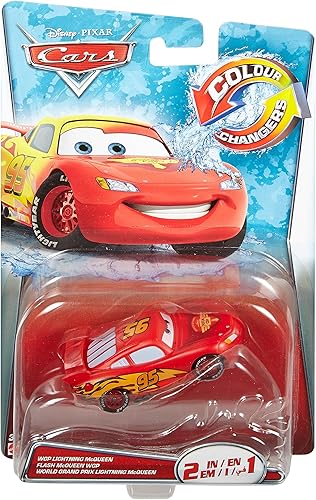 Miniatura 6 de Disney/Pixar Cars, Vehículo que cambia de color, Rayo McQueen [de rojo a amarillo], NULL, null