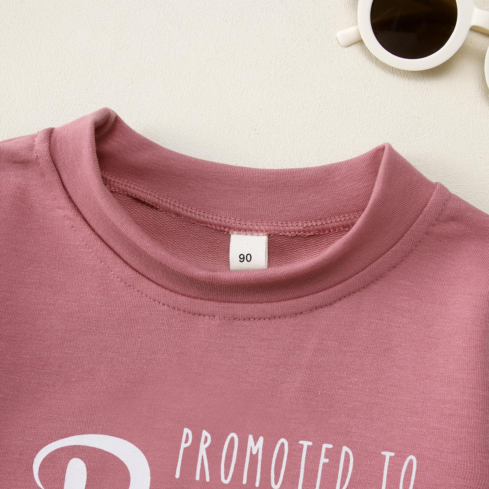 CM C&M WODRO Sudadera Big Sister Anuncio de Bebé Suéter Niñas Niños Camiseta de Manga Larga Promocionado a Hermana Grande Traje Recién Nacido Jersey Hermanos Ropa de Bebé Ropa Cálida para Niños