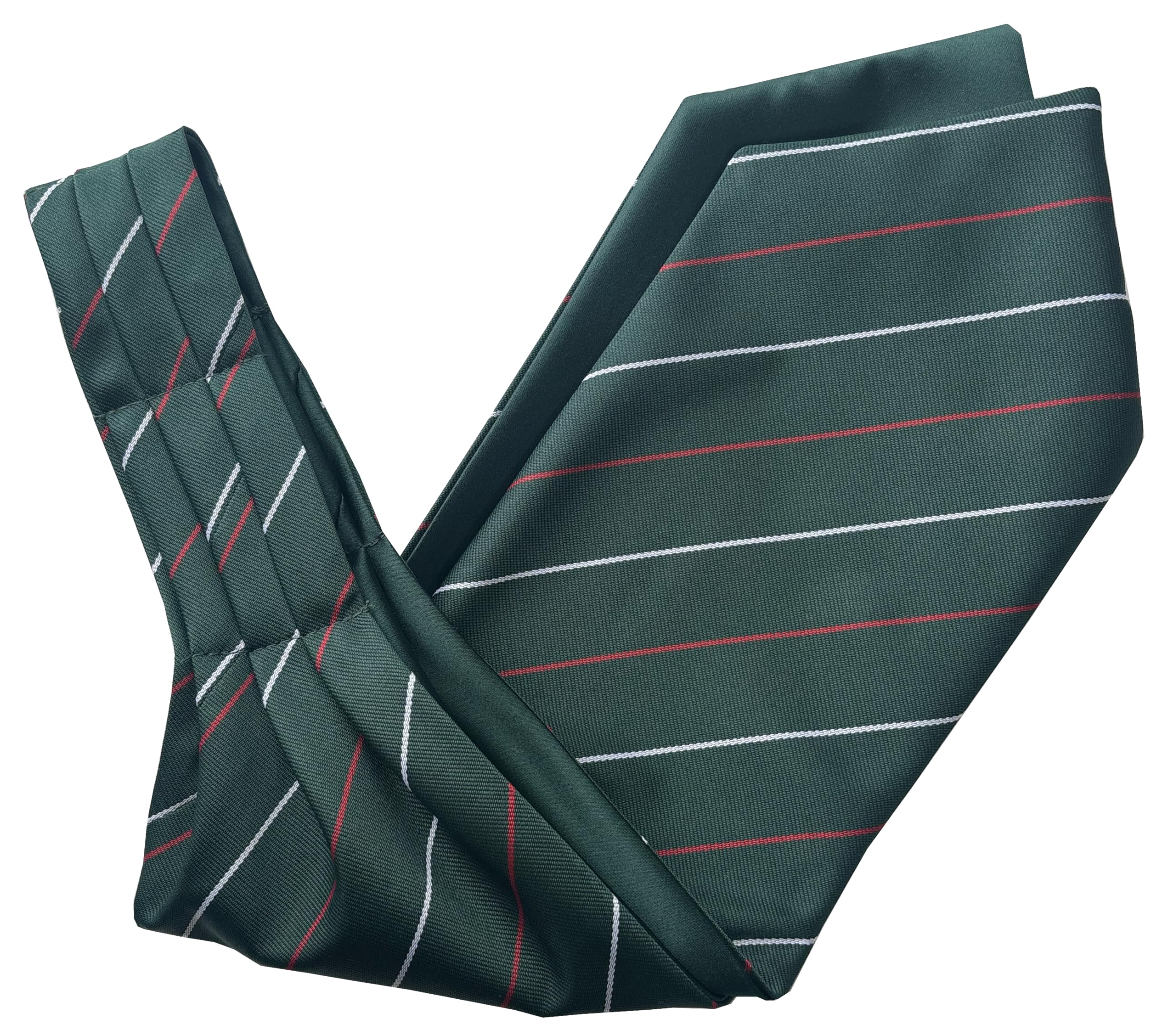 Great British Tie Club Men's Light Infantry (pre 1995) Regimental Striped Ascot Cravat