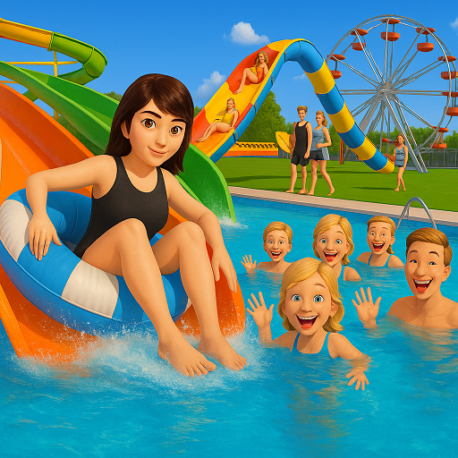 Water Park Race - Slip, Slide & Speed Ride in Crazy Pool Adventure