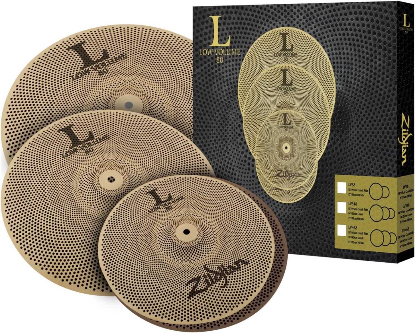 Zildjian L80 Series LV468 Low Volume Cymbal
