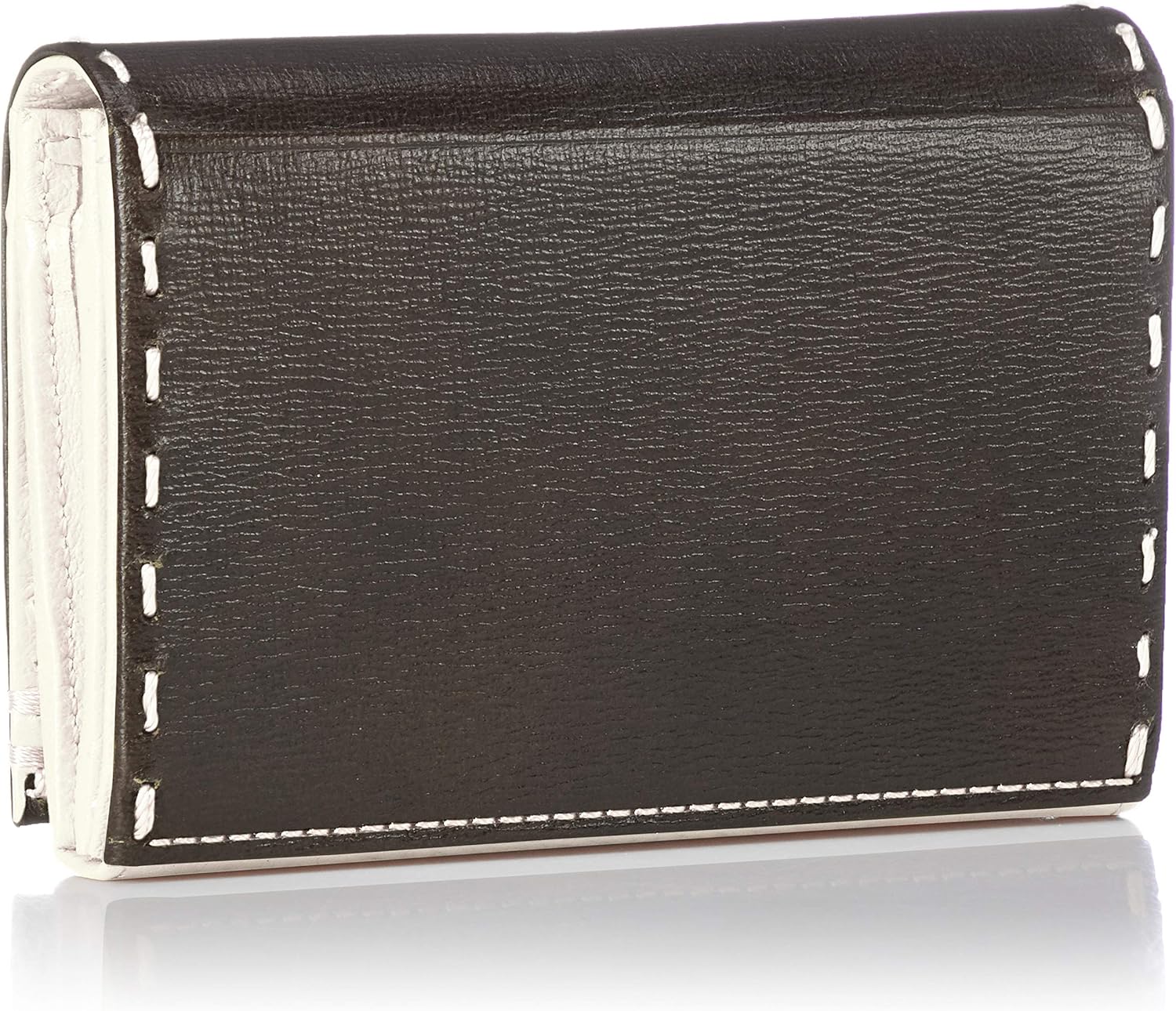 Catherine Hamnett London Color Tailored 2 Coin Purse, Made of Luxury Domestic Antique Kip Leather (Calfid), Coin Case with Key Ring