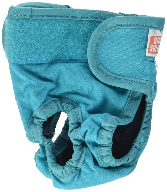 Foto 4 de 7 de Simple Solution Lavable Reutilizable pañales para Perros Hembra, Absorbente con Ajuste a Prueba de Fugas…