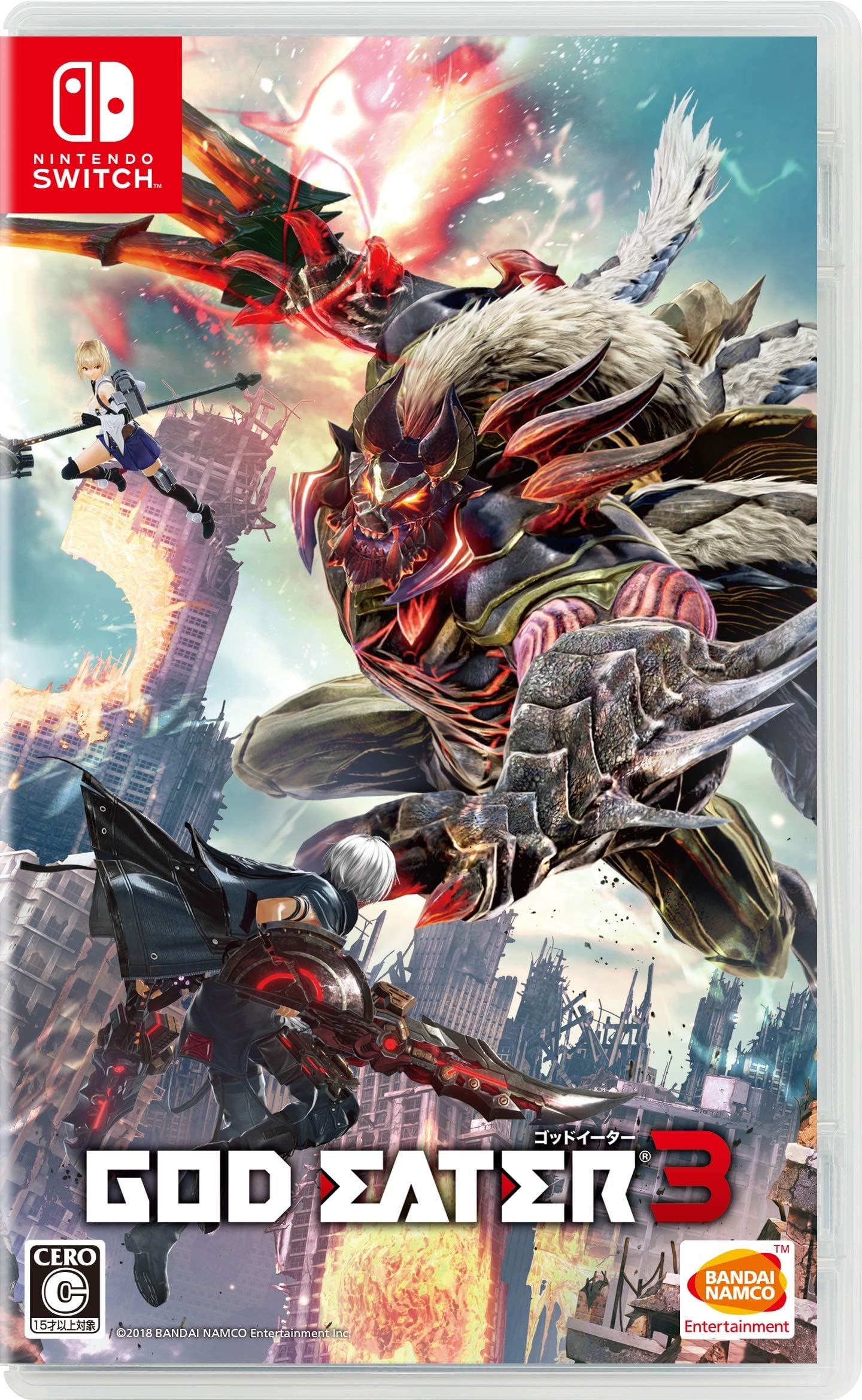 Bandai Namco Games God Eater 3 For NINTENDO SWITCH REGION FREE JAPANESE VERSION