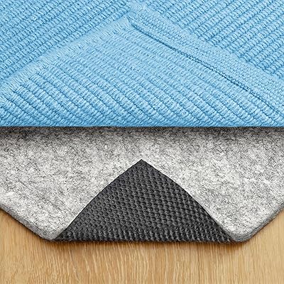 RUGPADUSA - Dual Surface - 8'x10' - 1/4" Thick - Felt + Rubber - Non-Slip Backing Rug Pad - Safe for All Floors