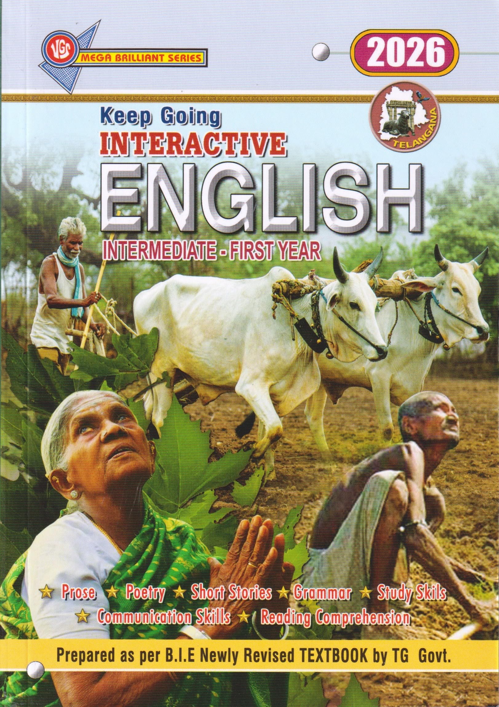 TG Intermediate First Year Interactive English Textbook 2026 Edition Paperback – 9 March 2025