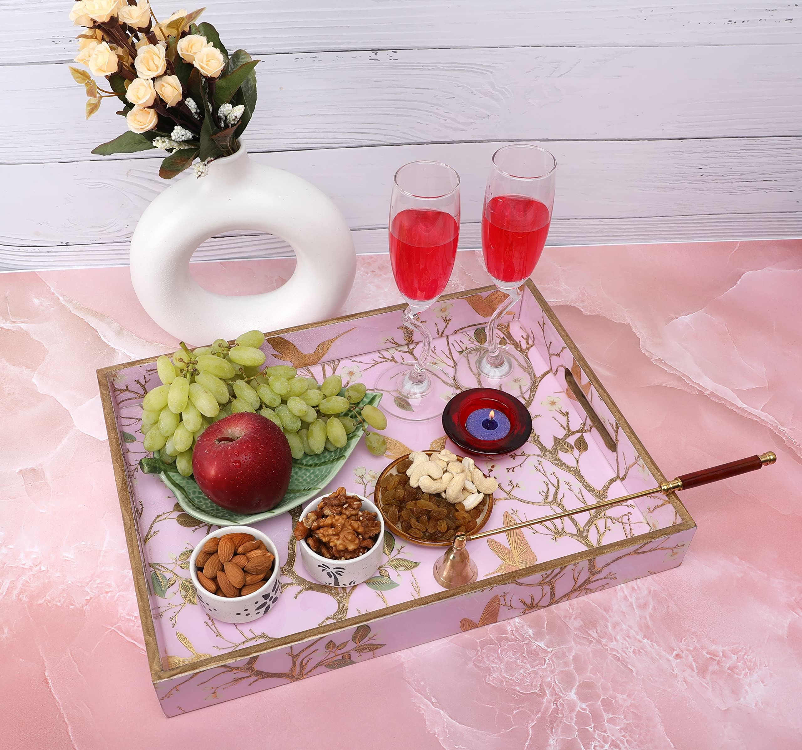 RICHTER Pink & Gold Tray