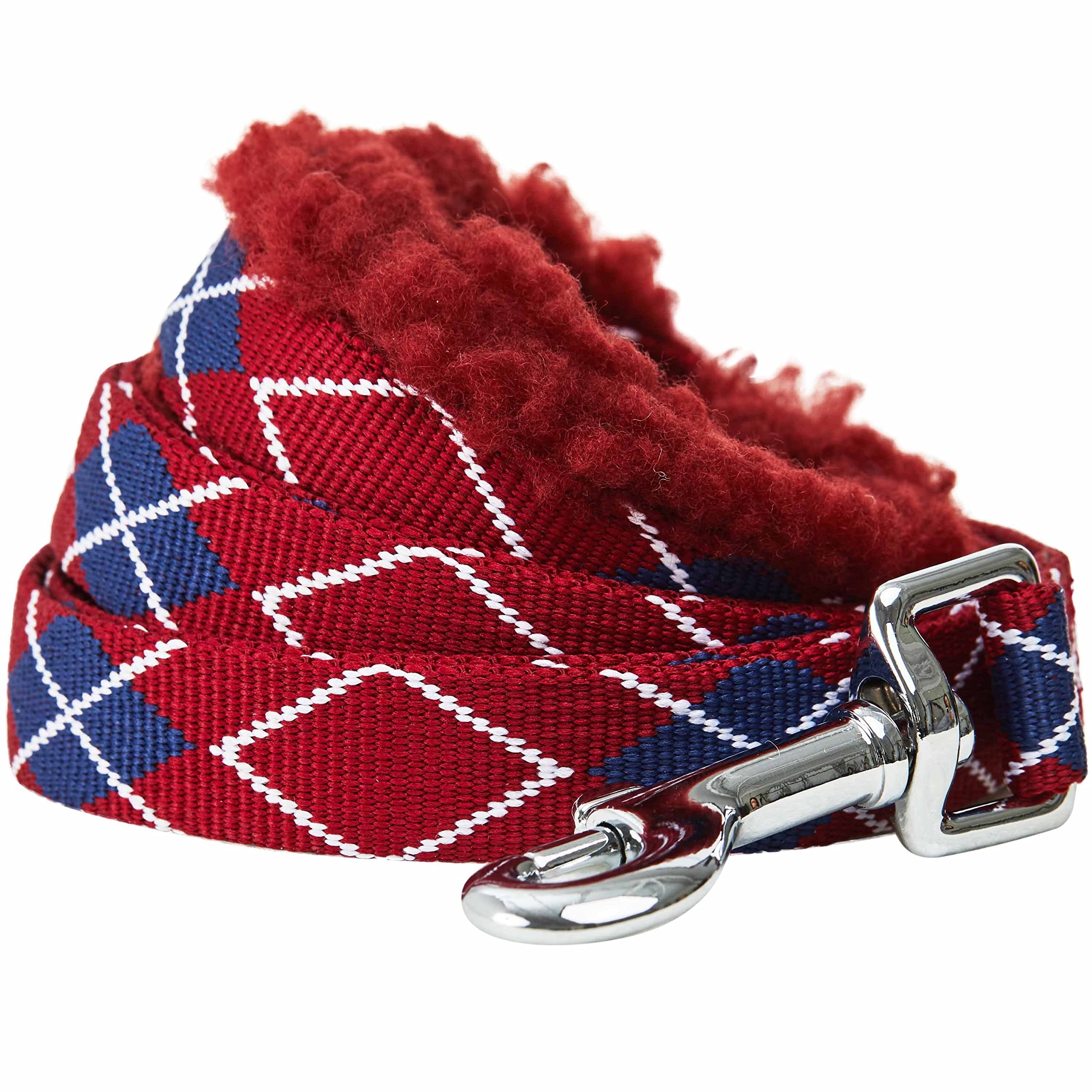 Laisse Blueberry Pet en nylon premium et finitions polaire écossais