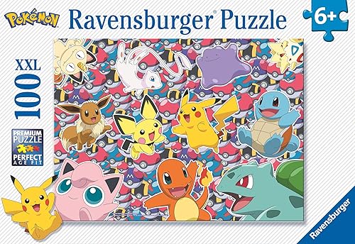Miniatura 2 de Ravensburger Rompecabezas de Pokemon para niños a partir de 6 años - XXL 100 piezas - Juguetes Pikachu
