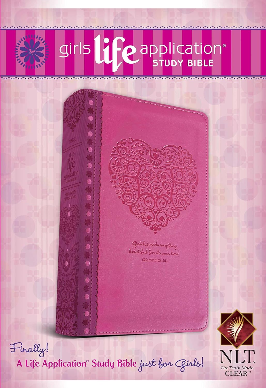 NLT Girls Life Application Study Bible Pink (Kid's Life Application ...