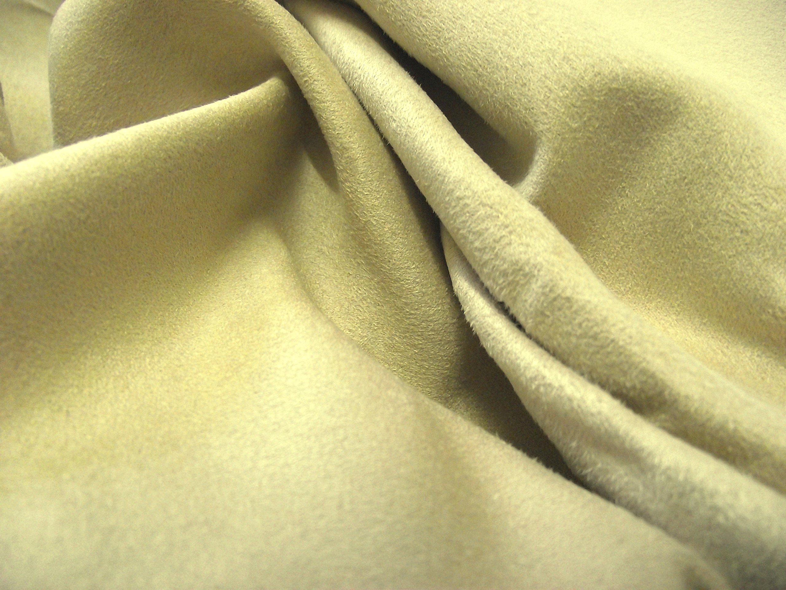 Faux Suede Suedette Fabric Material 150g - Beige, 1mtr - 150cm x 100cm
