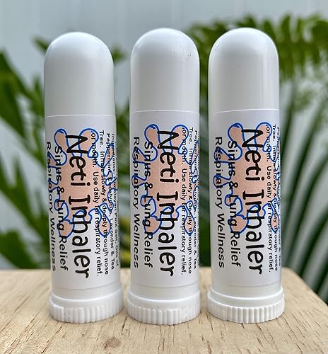 Urban ReLeaf NETI - Aromaterapia de alivio de aire salado y sinusitis. ¡Himalaya! Bienestar respiratorio. Limpiar, práctico. Botánicos curativos