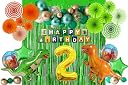 Atpata Funky Dinosaur Theme Happy Birthday Party Supplies Combo Kit for unisex Dino Theme Decorations (2nd Birthday Combo) gallery image