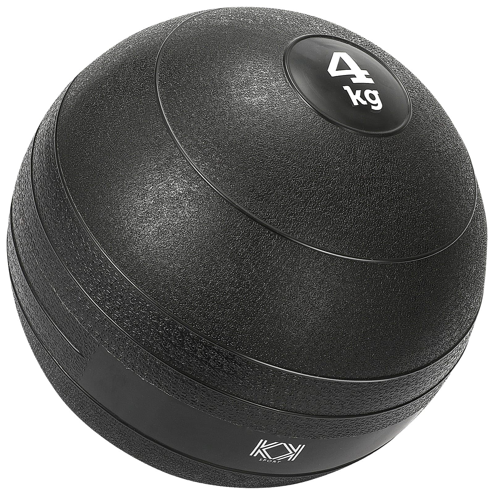 KK Slam Ball 4kg, 6kg, 8kg, 10kg, 15Kg Heavy Duty, No Bounce Rubber Exercise Ball - Strengthens, Sculpts & Conditions. Gym or Home Use - Perfect For Workout, Exercise & Training