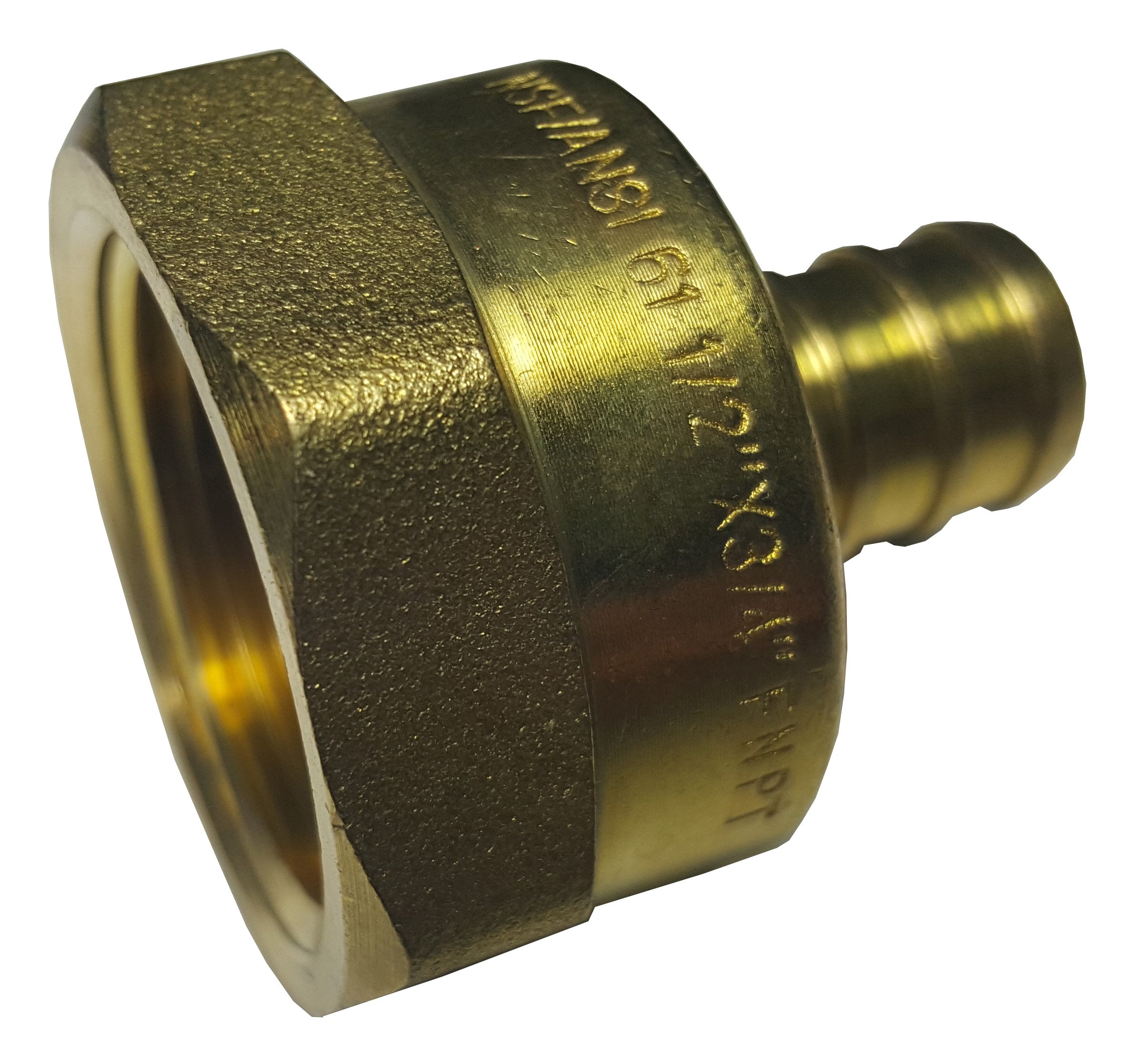 5 Pack XFITTING 1/2" Female NPT X 1/2" CPVC Adapter, CPVC Female