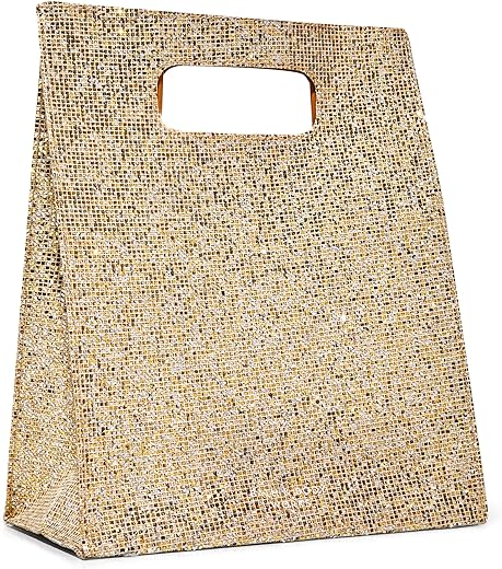 Bath & Body Works Gold Disco Gift Bag