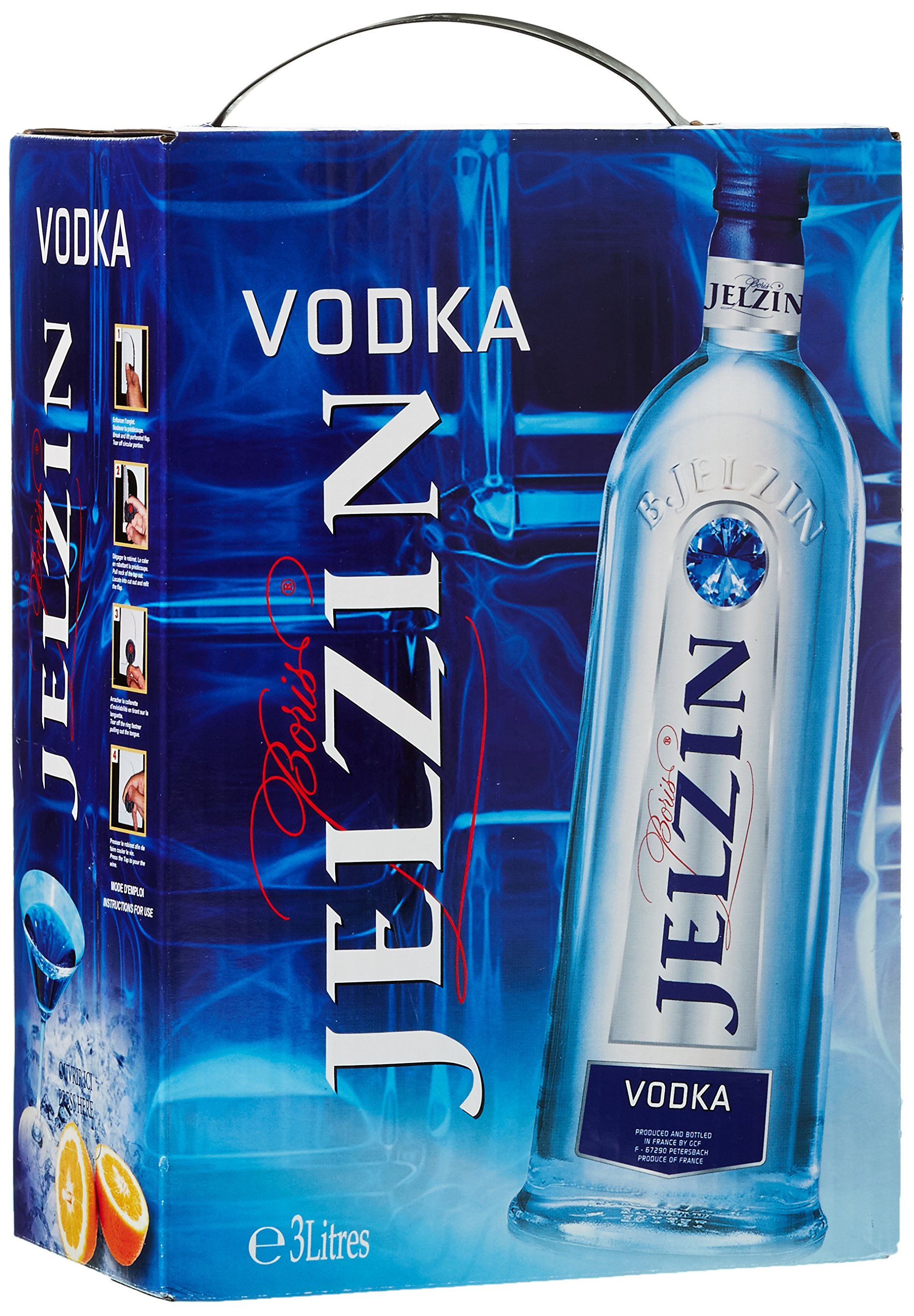 Dineart Jelzin Wodka Bag in Box (1 x 3 l)