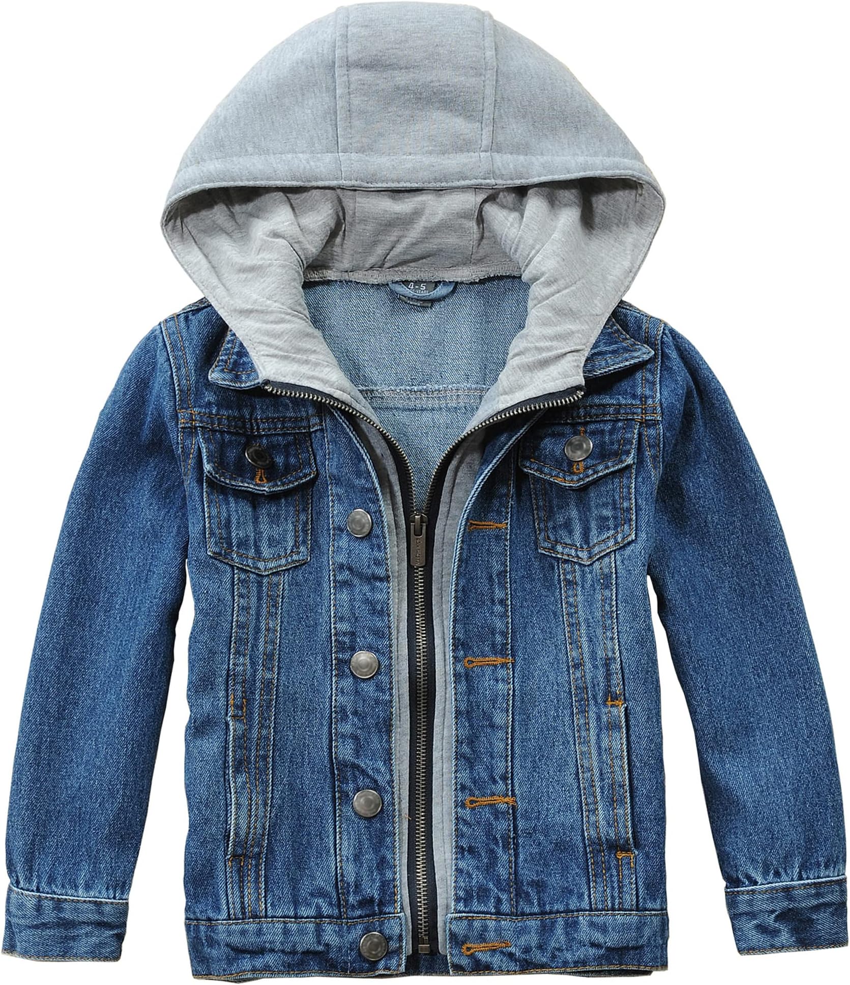 BanibearBoys' Denim Jacket Outerwear, 12M-14 Years