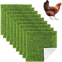 GFZYHEBEI 9 Pack Reusable Chicken Nesting Pads - Washable 13x13 Inch Laying Mats with Durable TPU Backing for Coops & Rabbit Hutches