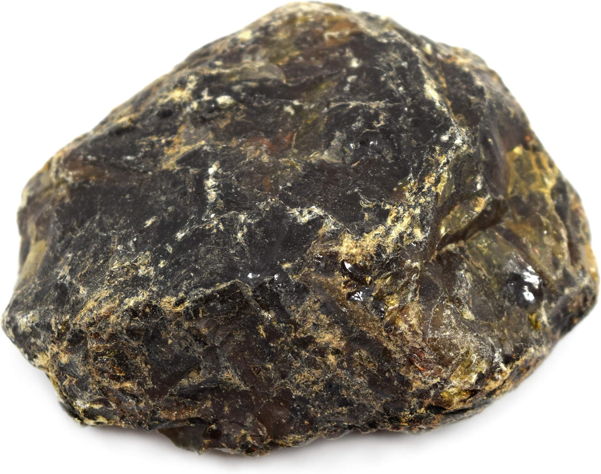 Raw Chiapas Black Amber Stone, 0.5-1.4oz - Unaltered, Natural, Rough - Genuine Mexican Black Amber Specimen - The Artisan Mined Series by hBAR