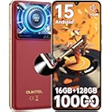 OUKITEL C60 Unlocked Android Phones - Android 15 10000 mAh Battery 16GB +128GB/1TB TF 110dB Speaker Cell Phone, 6.88”HD+ Display 13MP Camera Smartphone, 120LM Flashlight/Fingerprint/4G Dual SIM/OTG