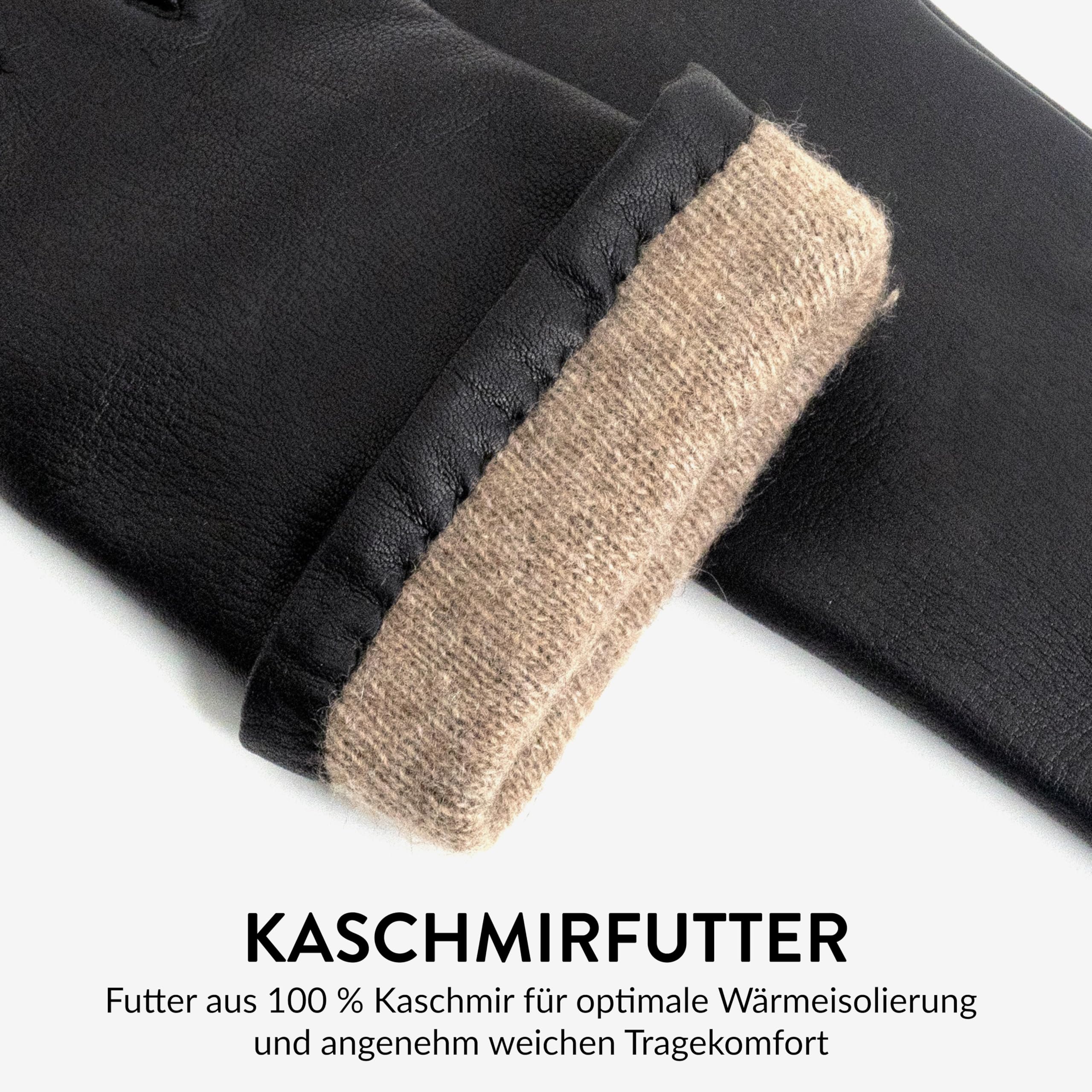 GLOVE STORY Damenhandschuhe aus Lammleder mit 100% Kaschmirfutter - Premium-Handschuhe aus elegantem, weichem und bequemem Material - Warme Winterhandschuhe für Damen in Handarbeit gefertigt