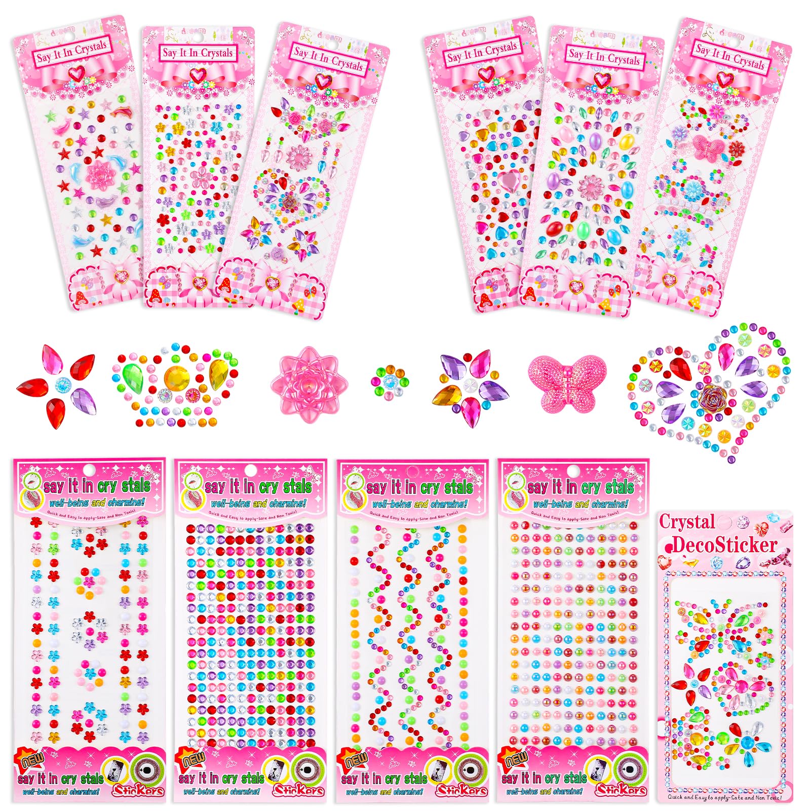 Amazon | Hitchlike ラインストーン シール ダイヤモンド