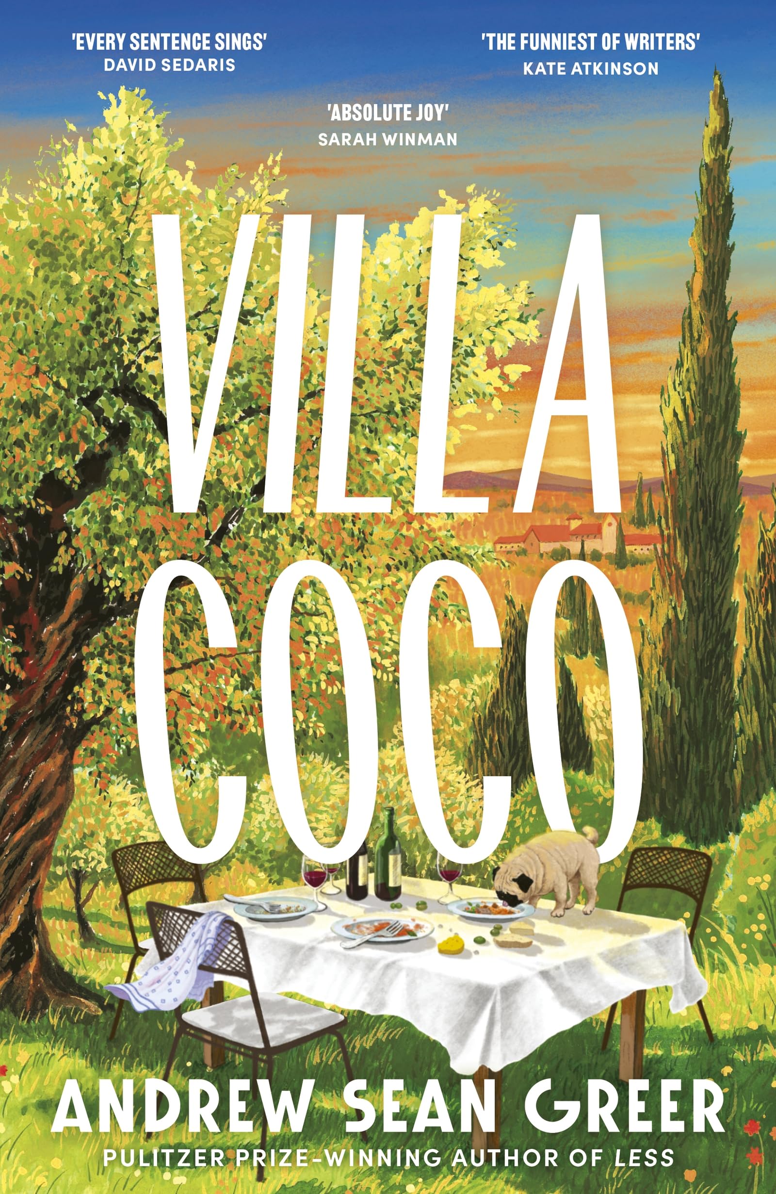 Signed Book - Villa Coco by Andrew Sean Greer First Edition 1st Print