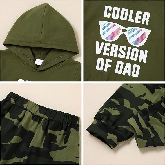 YUEMION Toddler Boy Clothes 2T 3T 4T 5T Fall Outfits Baby Hoodie Sweatshirts & Pants Set Little Boy Sweatsuit Winter Clothing