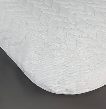 Next2Me Mattress for Crib Foam Mattress Compatible Bedside Travel Cot Next to Me with Quilted Cover (90 x 40 x 5 cm)