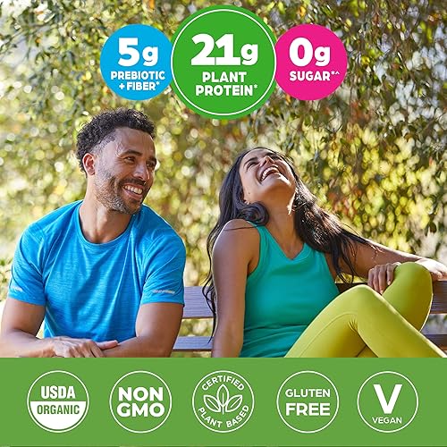 Miniatura 16 de Orgain - Polvo de proteína a base de plantas orgánicas, café helado, 60 mg. de cafeína, vegana, baja en carbohidratos, sin productos lácteos, sin