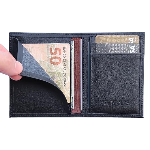 Carteira Masculina Vertical Slim Couro Legítimo